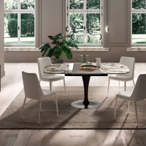 Tavolo quadrato allungabile Bravo di Ozzio