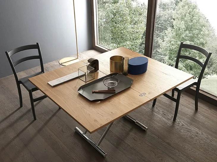 Tavolino trasformabile in tavolo Universe di Altacom