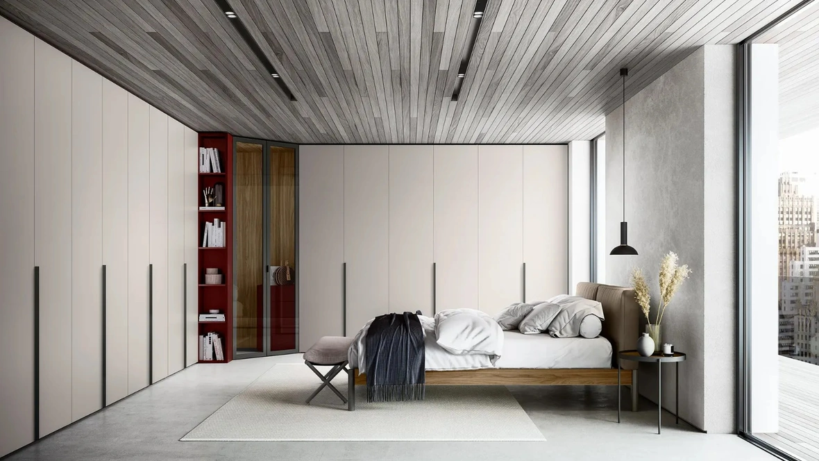 Armadio con ante battenti Shape di Dielle Modus