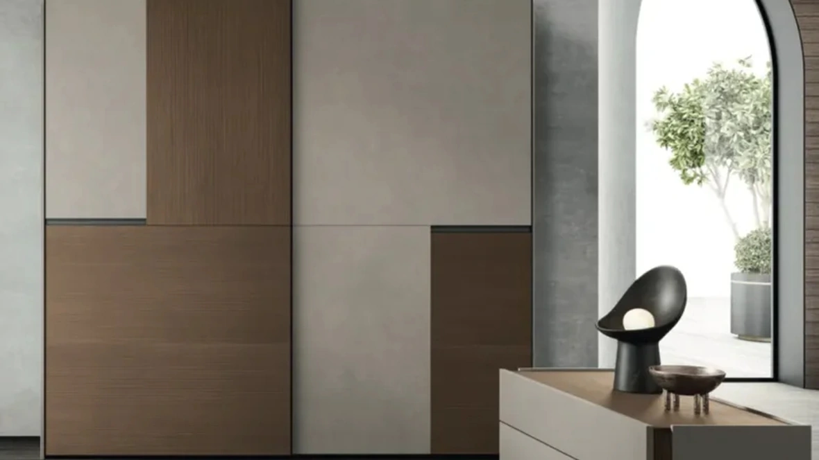 Armadio con anta scorrevole Lego di Artigianmobili