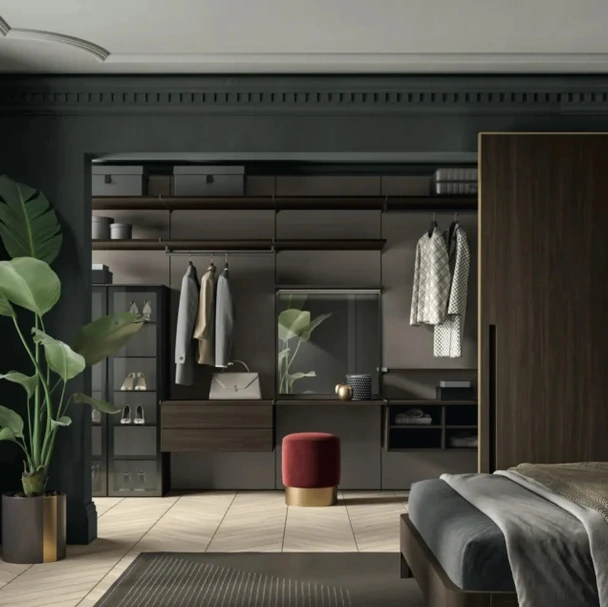 Cabina Armadio effetto legno Systema 01 di Artigianmobili