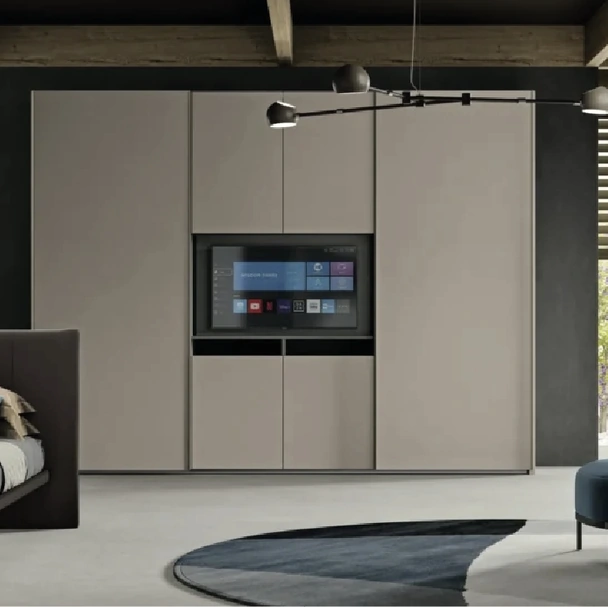 Armadio con anta scorrevole Young TV di Artigianmobili
