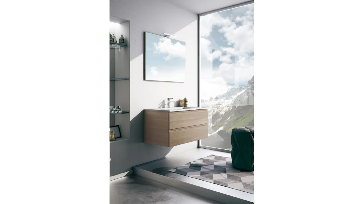 Mobile da Bagno Flash Composizione 4 di Puntotre