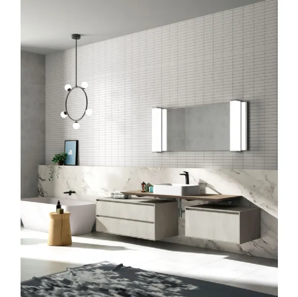 Mobile da Bagno LC Composizione 2 di Puntotre