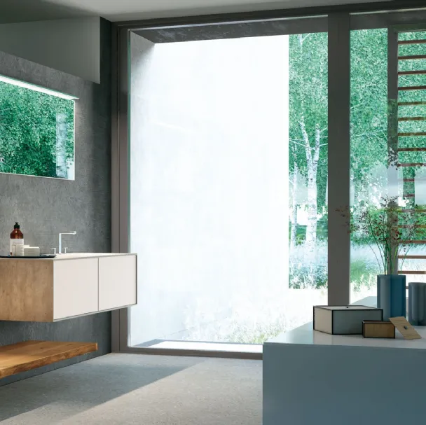 Mobile da Bagno LC Composizione 6 di Puntotre