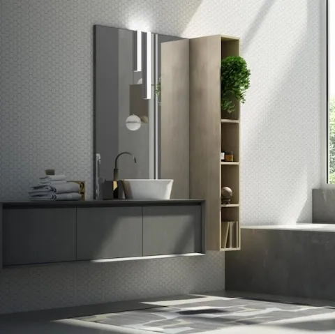 Mobile da Bagno M2 Composizione 3 di Puntotre