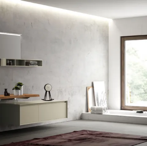 Mobile da Bagno M3 Composizione 120 di Puntotre