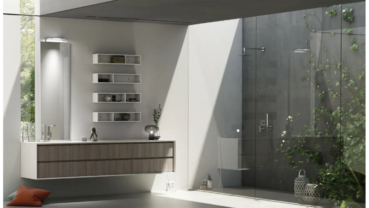 Mobile da Bagno M3 Composizione 121 di Puntotre