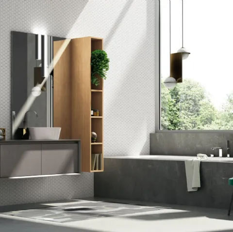Mobile da Bagno M3 Composizione 123 di Puntotre