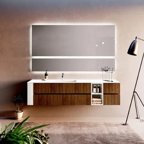 Mobile da Bagno Up Down Composizione 2 di Puntotre