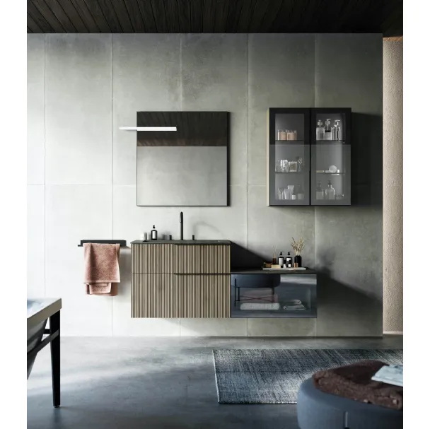 Mobile da Bagno Vertigo Composizione 3 di Puntotre