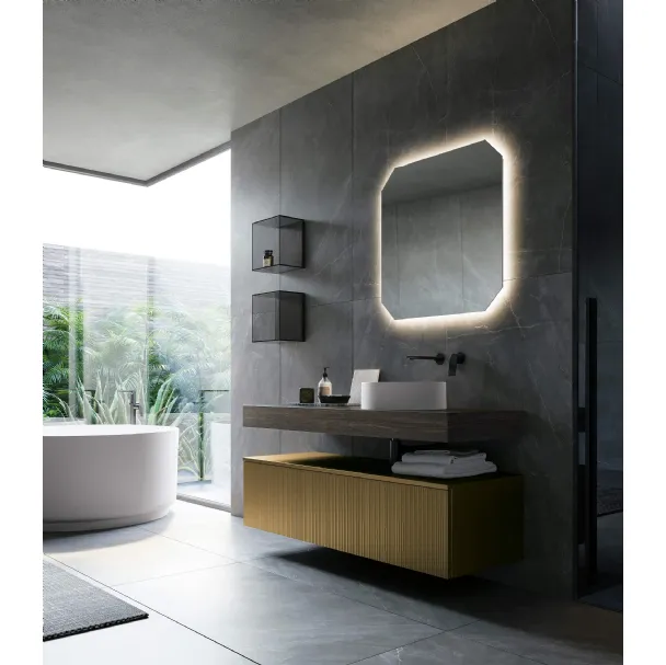 Mobile da Bagno Vertigo Composizione 7 di Puntotre
