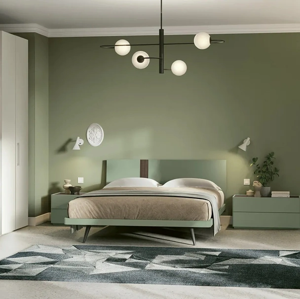 Letto Afrodite con testiera di Dielle Modus