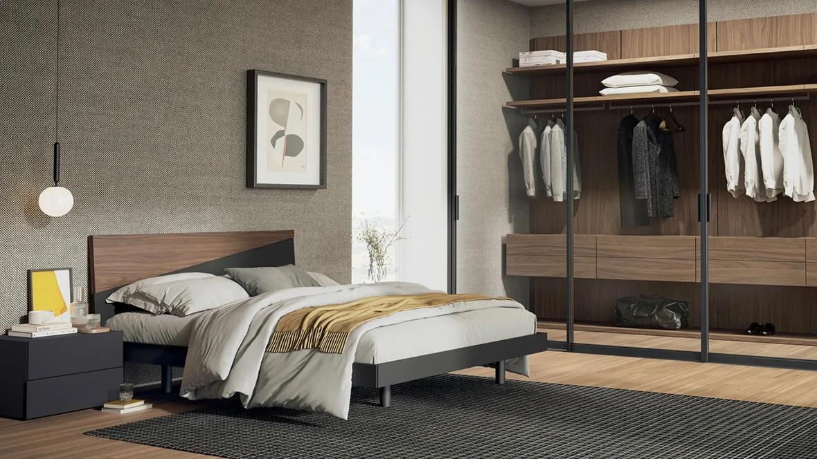 Letto con testiera Atena di Dielle Modus