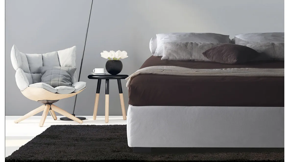 Letto Barbados con contenitore di Milano Bedding