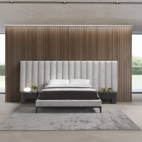 Letto con testiera trapuntata Michelangelo di Conte