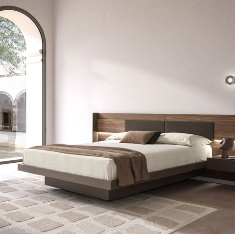 Letto Matisse con contenitore box stretto di Tagliabue Mobili