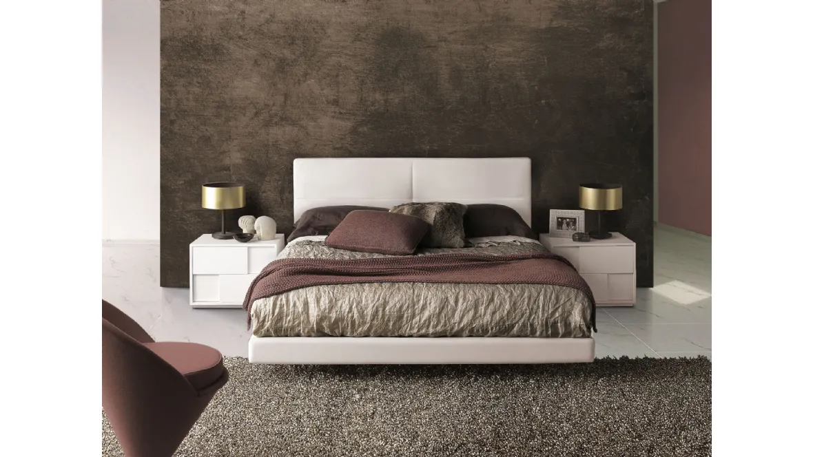 Letto Soft in pelle di Fimes