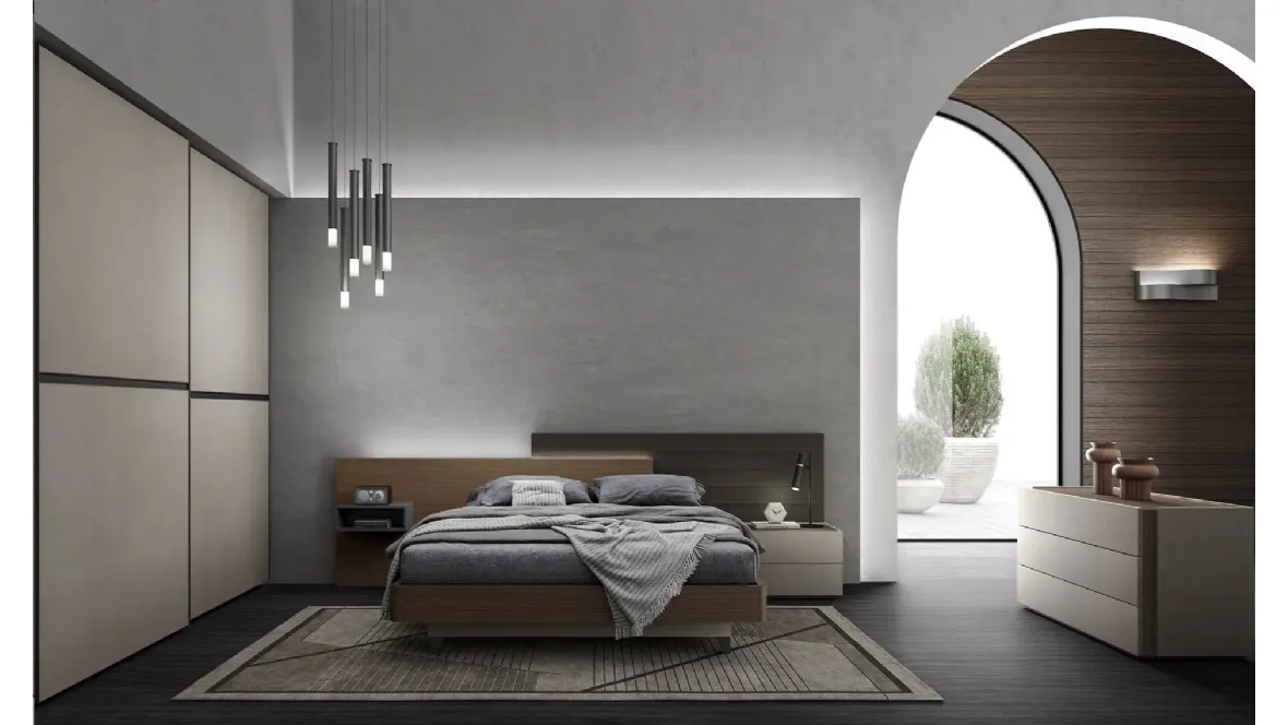 Letto matrimoniale con box contenitore Sogno di Artigianmobili