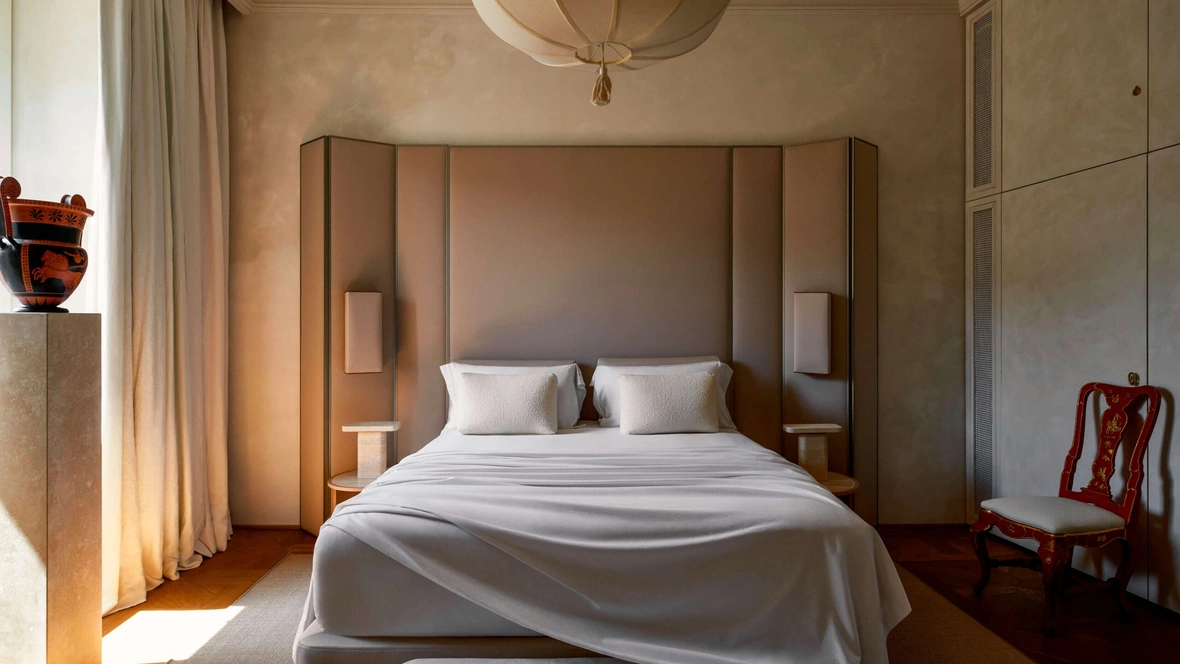 Letto imbottito Tiberio di Conte