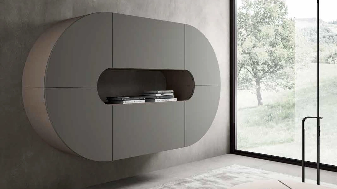 Mobile sospeso di design Velvet 184 di Artigianmobili