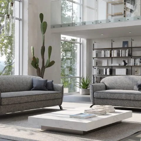 Divano letto Charles in tessuto di Milano Bedding