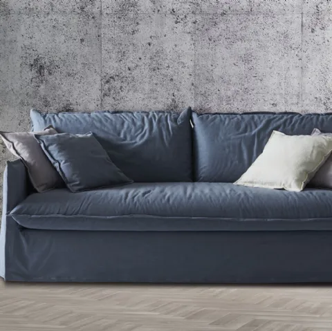 Divano letto Clarke XL in tessuto di Milano Bedding