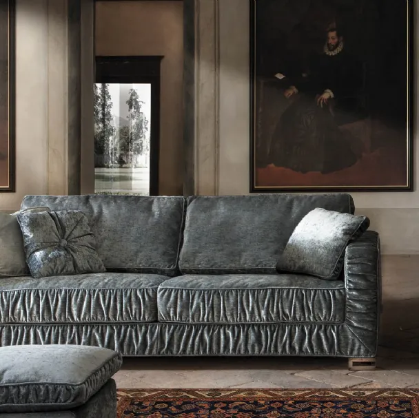 Divano letto Garrison in tessuto di Milano Bedding