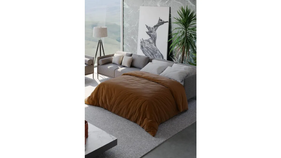 Divano letto lineare Marsalis di Milano Bedding