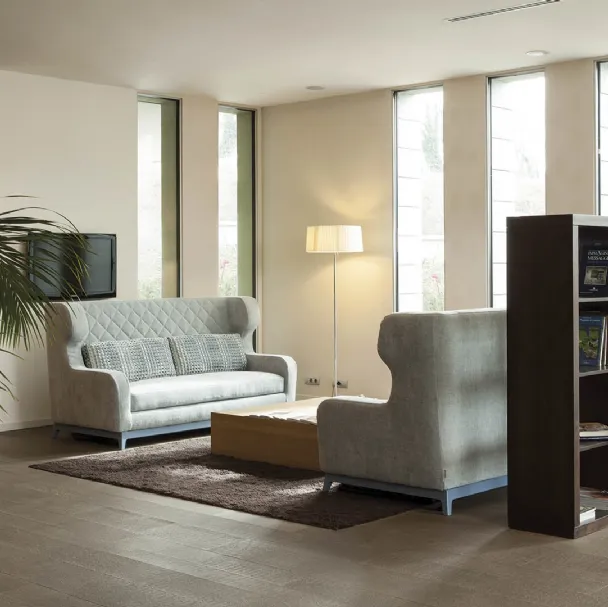 Divano letto Morgan in tessuto di Milano Bedding