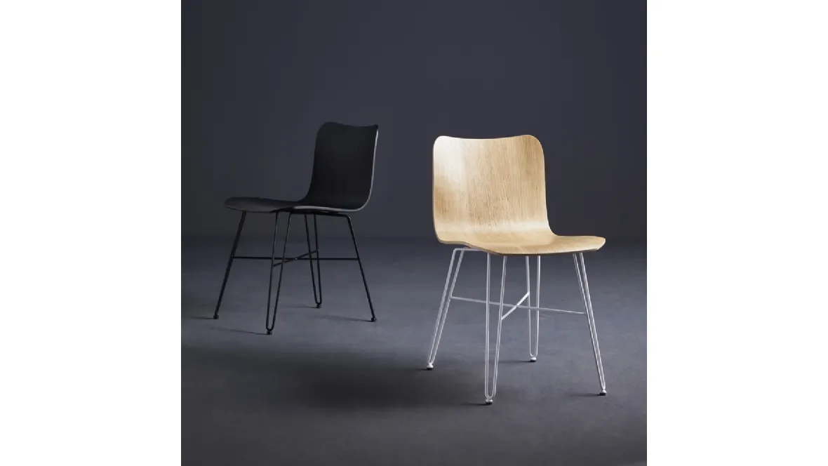 Sedia fissa Dandy Iron di Colico