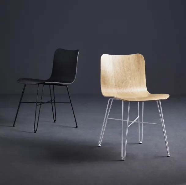 Sedia fissa Dandy Iron di Colico