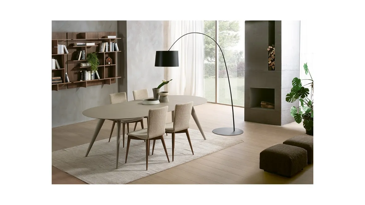 Tavolo allungabile Elegance rotondo di Pacini e Cappellini