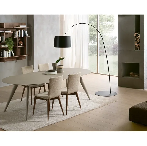 Tavolo allungabile Elegance rotondo di Pacini e Cappellini