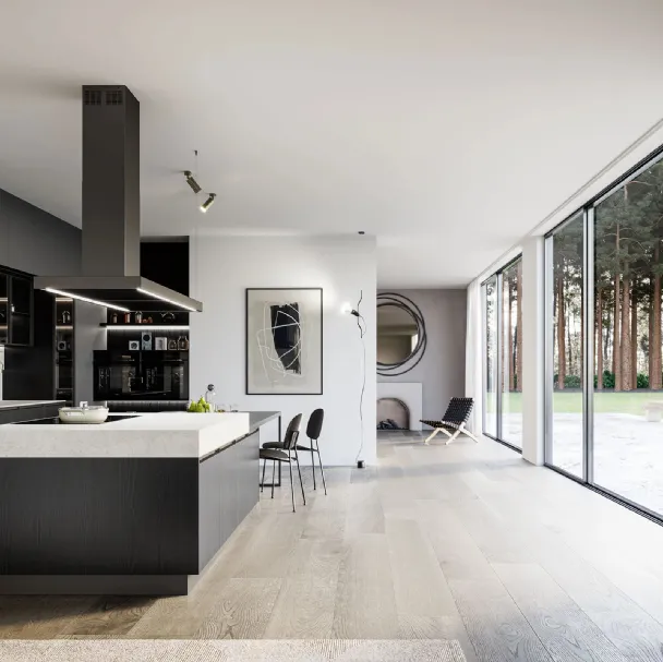 Cucina Moderna Kalì 11 con isola di Arredo3