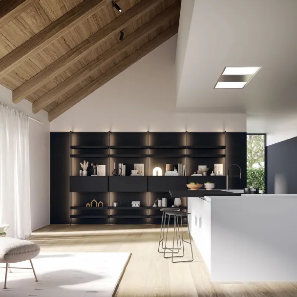 Cucina Moderna Wega 03 con isola di Arredo3